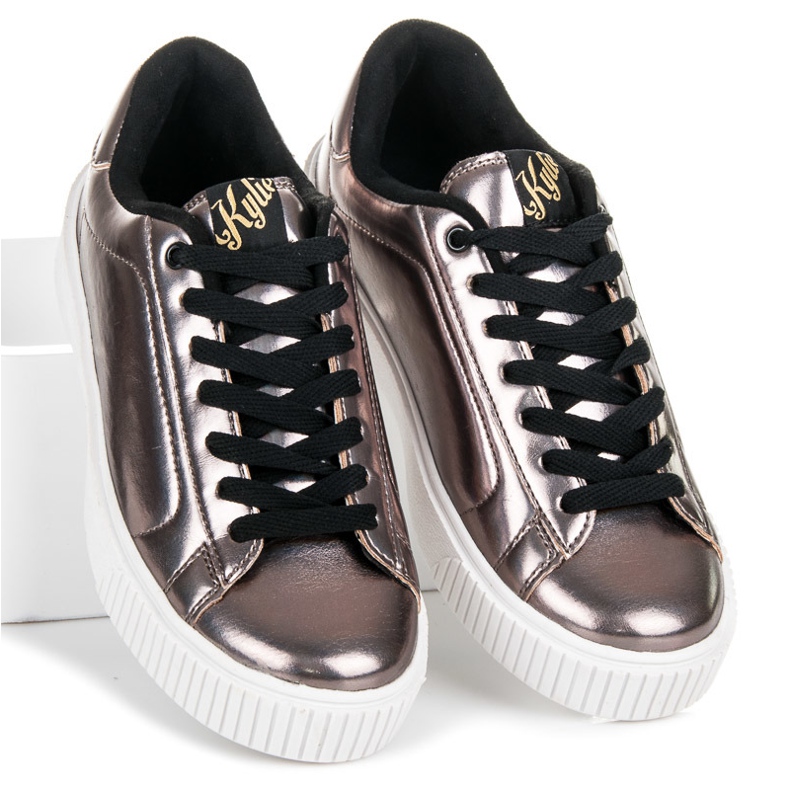 Kylie Sneakers på platformen lyserød 1