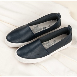 Mckeylor Marineblå Slipons 2