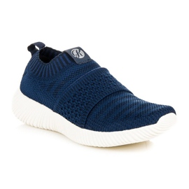 Kylie Slip-on tekstil sneakers blå 1