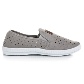 Mckeylor Openwork sneakers grå 1