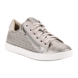 Kylie Casual sølv sneakers grå 5