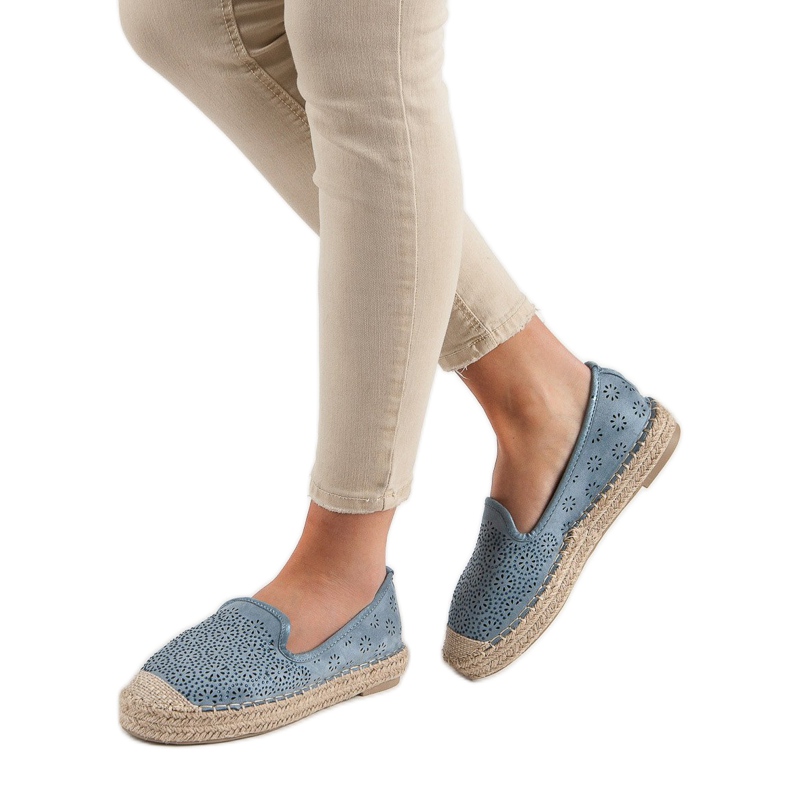 Ruskind Openwork Espadrilles blå 1