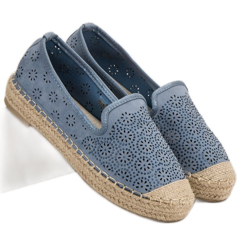 Ruskind Openwork Espadrilles blå 2