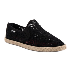 Mckeylor Blonde sorte slipons 1