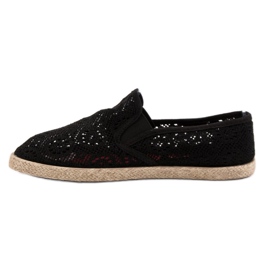 Mckeylor Blonde sorte slipons 2
