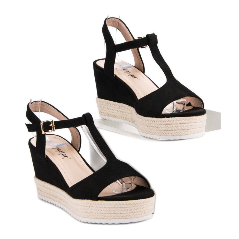 Seastar Sorte Espadrilles sandaler 2