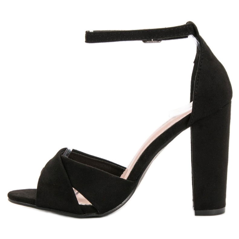 SHELOVET Elegante sorte sandaler 1