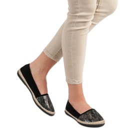 Lucky Shoes Sort Slip-On Sko 2
