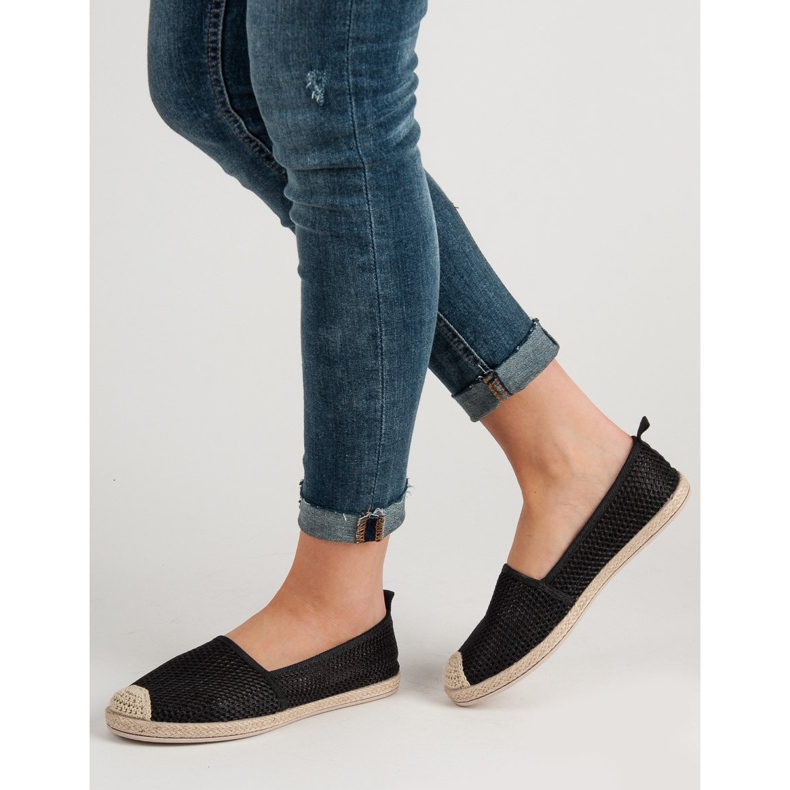 Seastar Sort tekstil Espadrilles 1