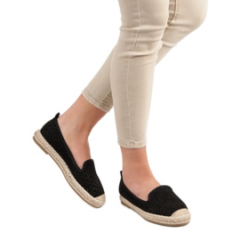 Lucky Shoes Black Openwork Lords sort 2