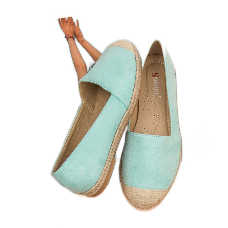 Seastar Mint ruskind Espadrilles grøn 2