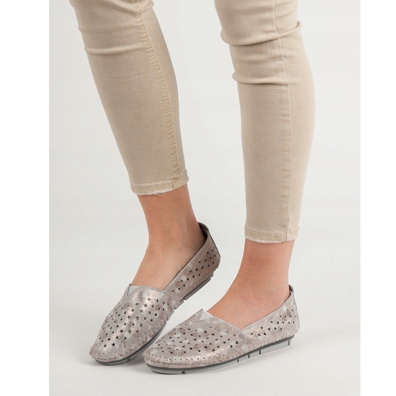 Kylie Læder damesko beige 1