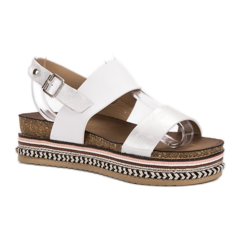 Seastar Sandaler på platformen hvid 1