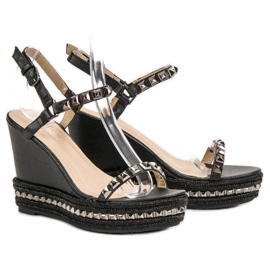 BIG DREAMS Rock Wedge sandaler sort 1