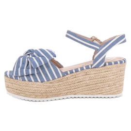 Seastar Kile sandaler med sløjfe blå 2