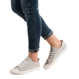 SHELOVET Lav grå sneakers 1