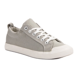 SHELOVET Lav grå sneakers 3