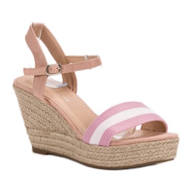 Primavera Casual wedge sandaler lyserød 1