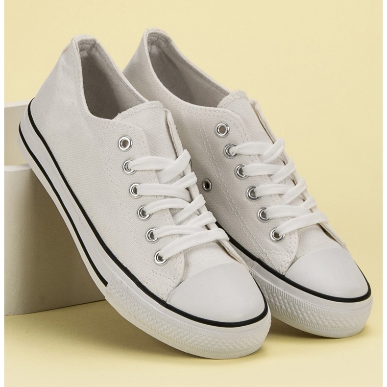 J. Star Klassiske hvide sneakers 2