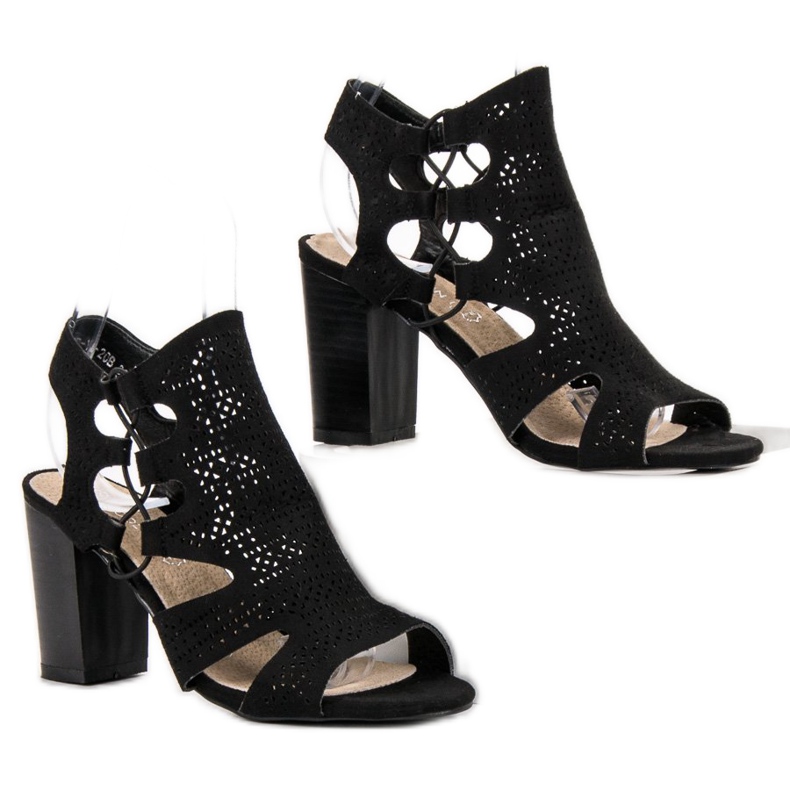 Goodin Moderigtige sorte sandaler 2