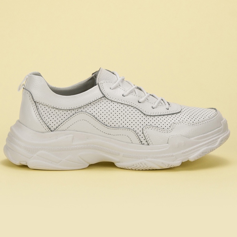 Goodin Hvide læder sneakers 2