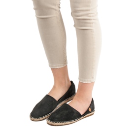 VICES Suede Espadrilles sort 1