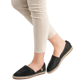 VICES Suede Espadrilles sort 2