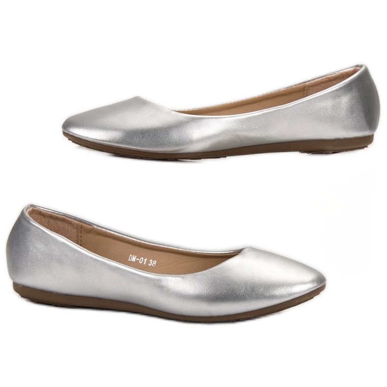 Renda Klassiske ballerinaer grå 2