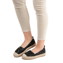 SHELOVET Blonder Espadrilles sort 1
