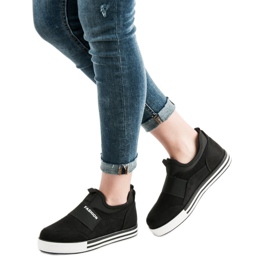SHELOVET Slip-on sneakers sort 2