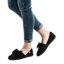 Espadrilles Med Sløjfe VICES sort 1