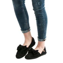 Espadrilles Med Sløjfe VICES sort 2