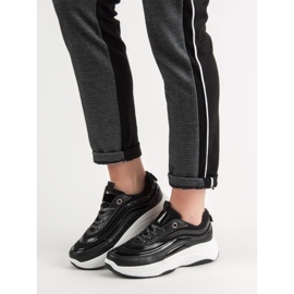 SHELOVET Sneakers på platformen sort 1