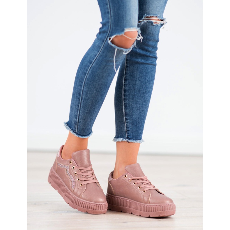 SHELOVET Sneakers lyserød 2