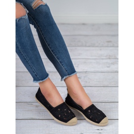 VICES Suede Espadrilles sort 2