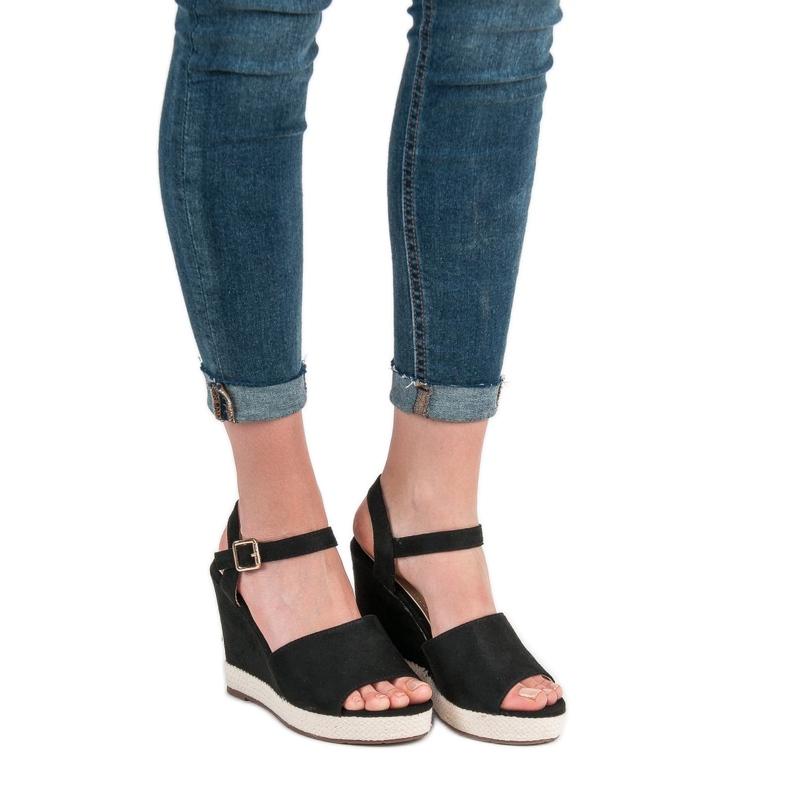Best Shoes Sorte sandaler 2