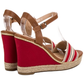 Primavera Casual wedge sandaler rød 1