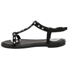 Groto Gogo Sandaler med strass sort 2