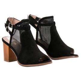 Evento Stilfulde lukkede sandaler sort 1