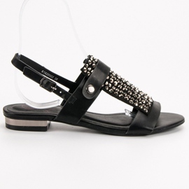 Kylie Sorte kvinders sandaler 2
