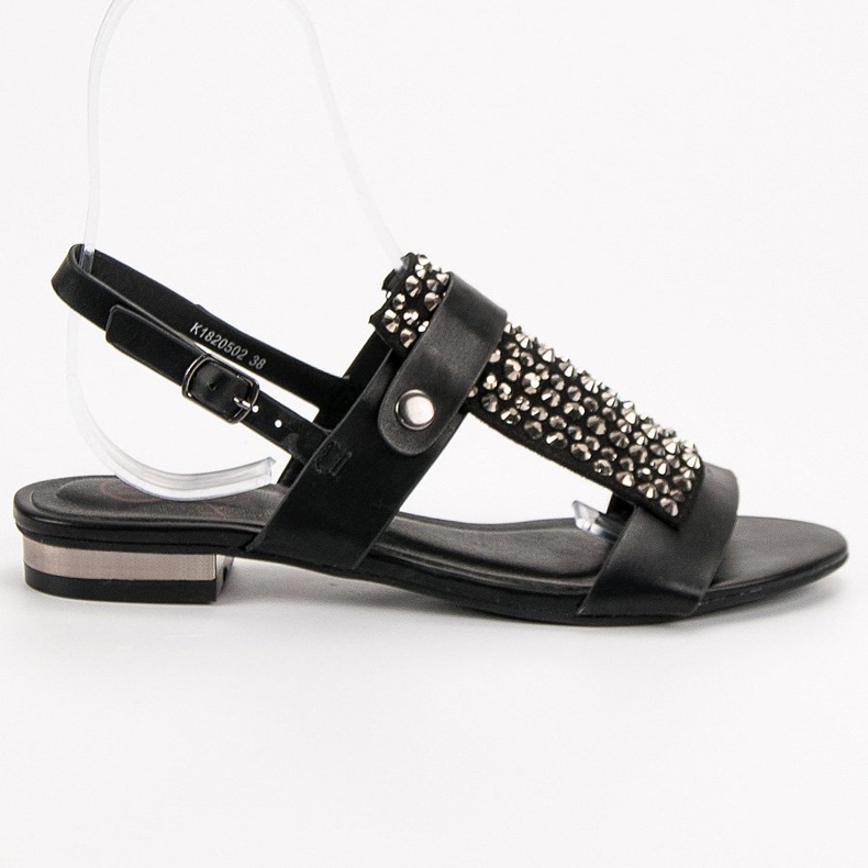 Kylie Sorte kvinders sandaler 2