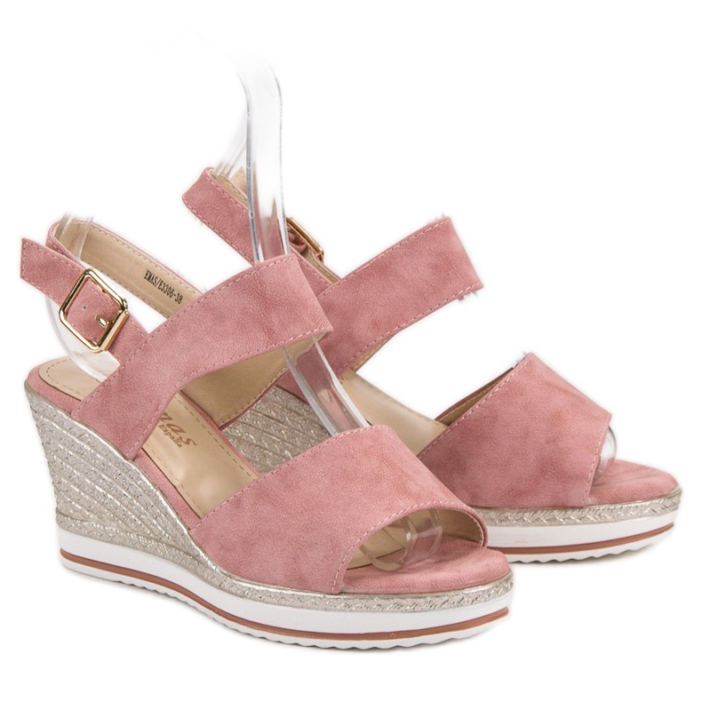 SHELOVET Lyserøde sandaler 1