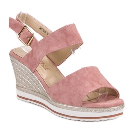 SHELOVET Lyserøde sandaler 2