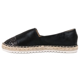 Erynn Slip-on sko med glitter sort 1
