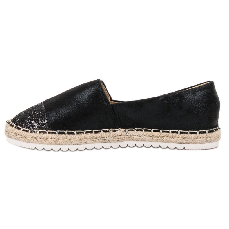 Erynn Slip-on sko med glitter sort 1