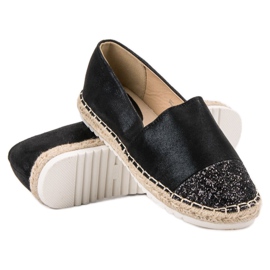 Erynn Slip-on sko med glitter sort 2