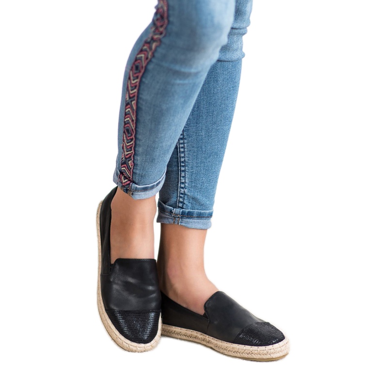 Bestelle Moderigtigt Espadrilles sort 1