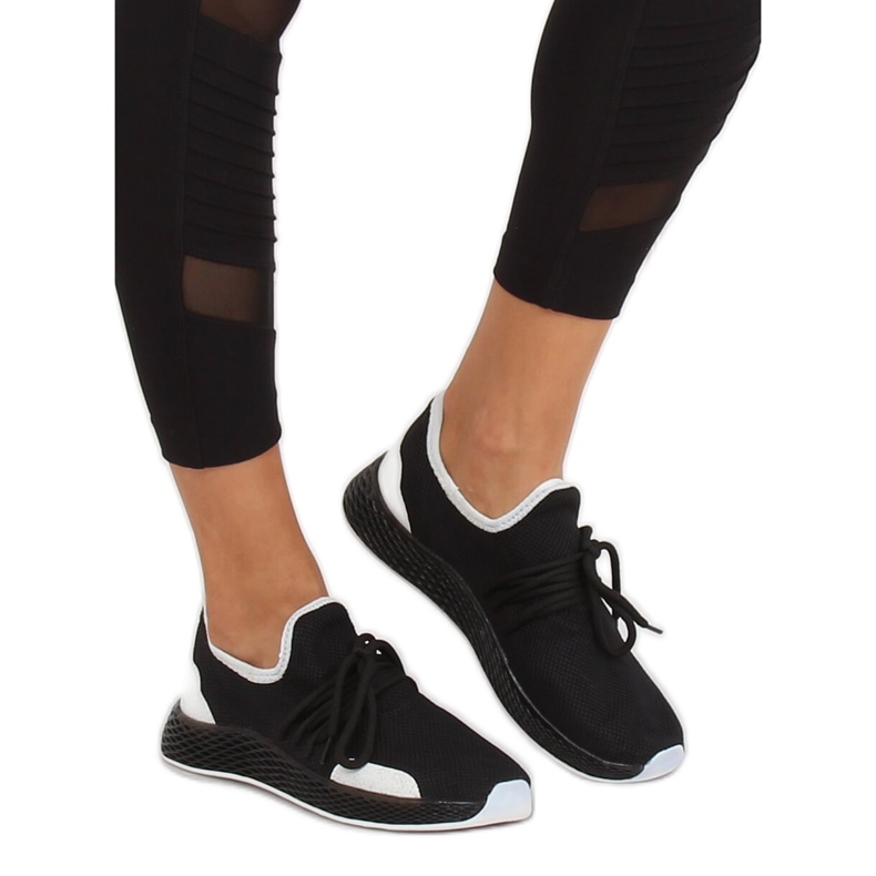 Sorte sportssko B-6851 Sort 2