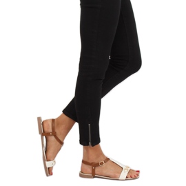 Hvide sandaler til kvinder 127-97 Hvide 1