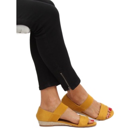 Gule espadrillessandaler 9R71 Gul 2